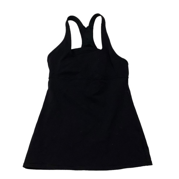 Lululemon Black Racerback Tank Size 4 - Picture 2 of 6